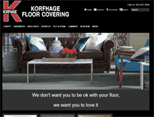 Tablet Screenshot of korfhagefloor.com